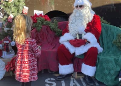 Elderhelp - Checking out Santa